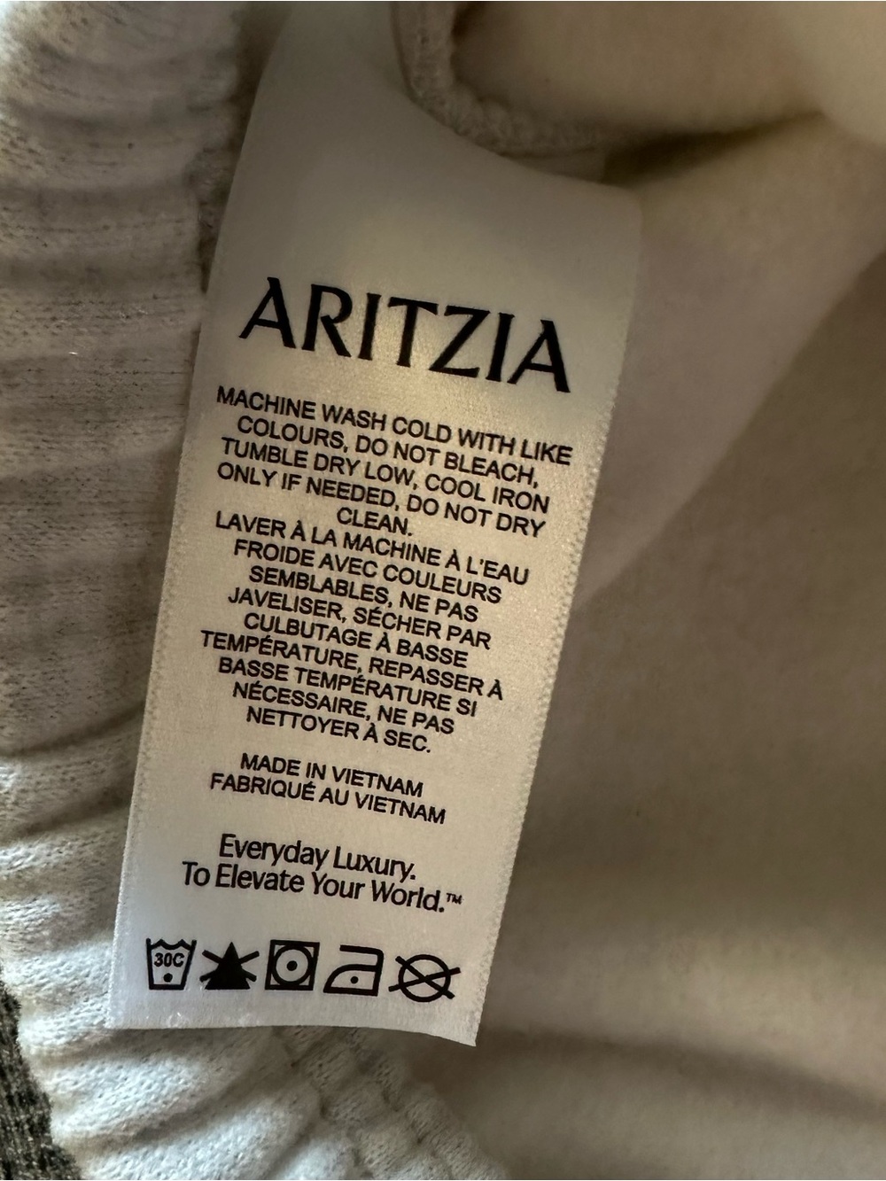 Aritzia Sweatfleece Mega Fit Sweatpants S Heather Gray Wide Leg Cozy Fleece Wome - Picture 6 of 9